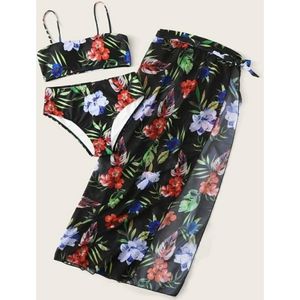 Tropical Floral Bikini 3pcs